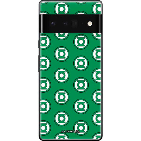 DC Comics Green Lantern Logo Pattern Google Pixel 6 Pro Skin